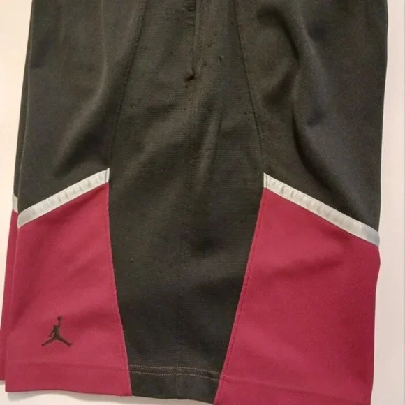 2 (Jordan) Basketball Shorts (Black/Gray)-and-(Black/Red)-(Pre-owned)-(L)-$30.00 - Picture 4 of 6